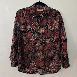 Vintage Paisley Button Down
